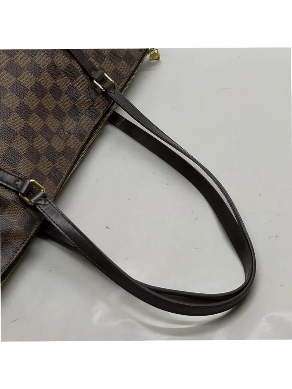 Authentic Louis Vuitton Totally MM Damier Ebene Tote Bag